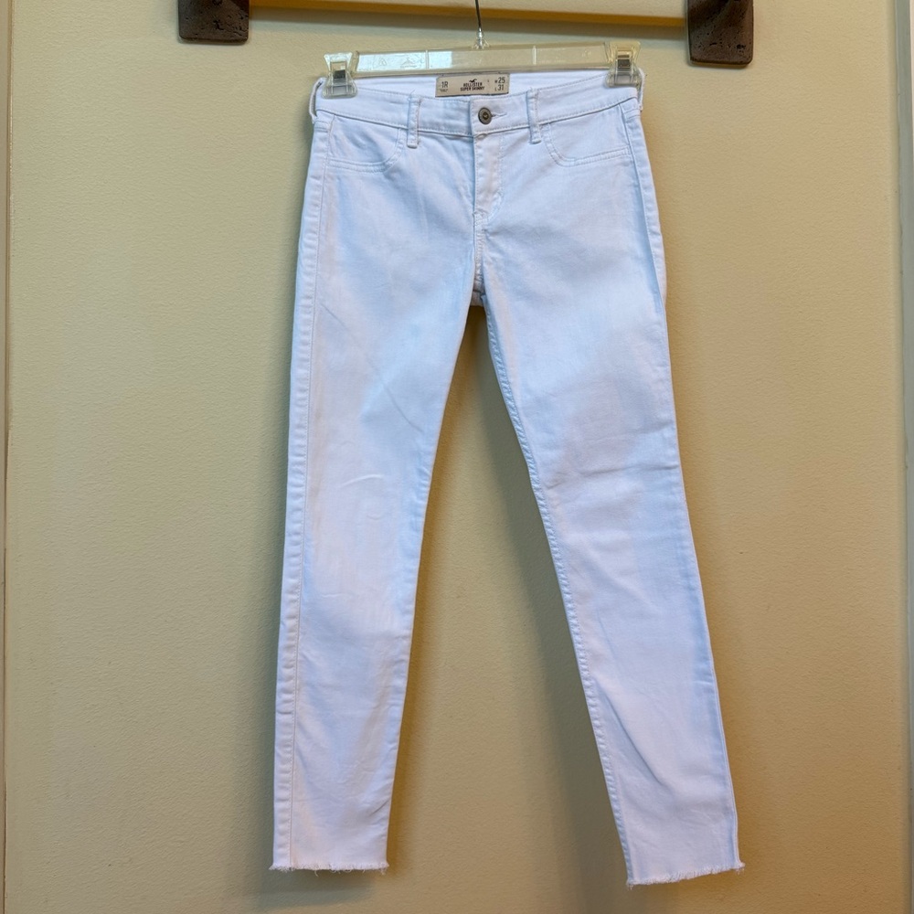 Hollister White Skinny cropped Jeans Modern Fit
